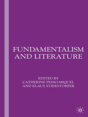 cover image of Fundamentalism and Literature